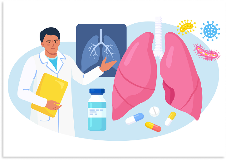 Pulmonology Illustration